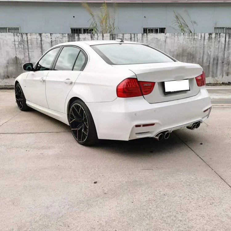 HIgh Quality Exterior M4 Sport Style Car Parts Front and Rear Bumper Side Skirt Body Kit for  E90 E92 E93 2005-2012